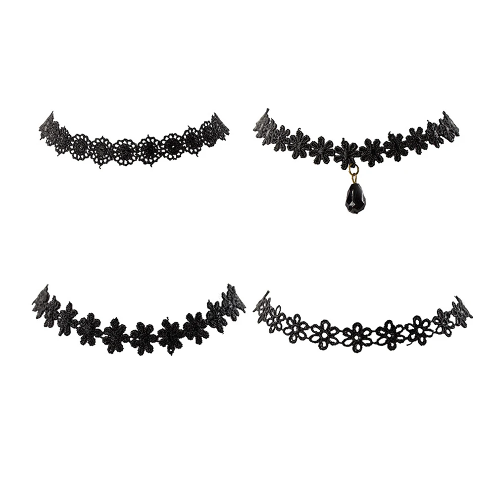 

Choker Necklace Women Simple Elegant Lace Collar Gothic Vintage Alloy Pendant Necklaces Perfect Gift for Her Any Occasion