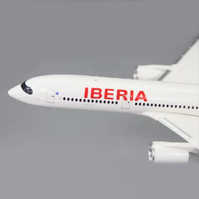 Escala 1/200 A350-900 Iberia Companhia Aérea Modelo de aeronave montado Modelo de aeronave de plástico ABS para coleção