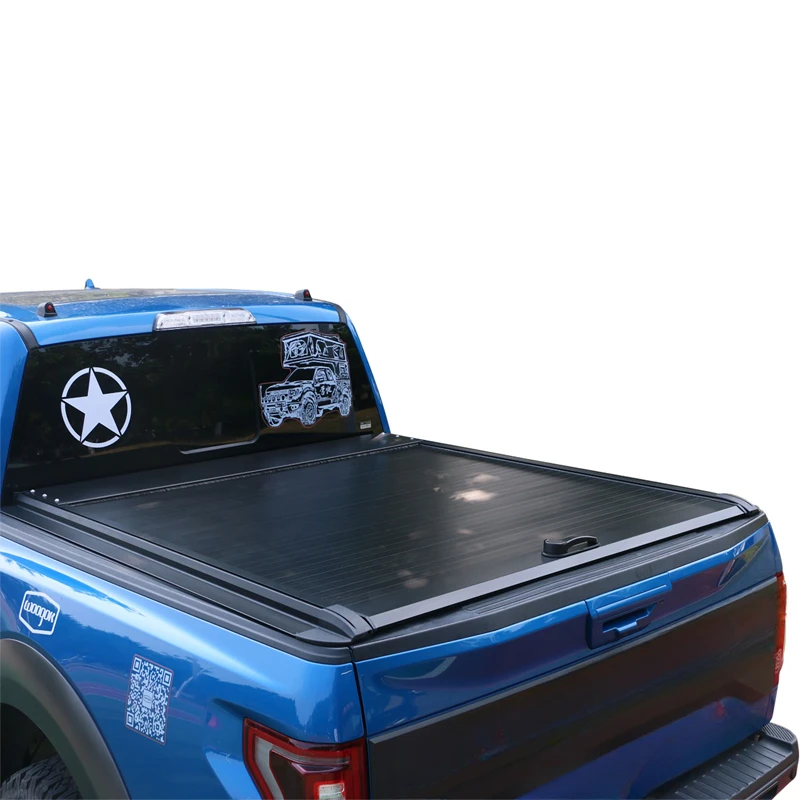 Truck retractable roller shutter lid Pickup bed tonneau cover for ford f150 F-150 dodge ram1500 gmc hilux revo ranger