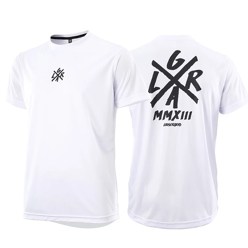 Summer Loose Rider Jersey Motocross Mountain Endurance Short Sleeve Cycling Jersey BMX Mtb Breathable Endurance Shirt view 2