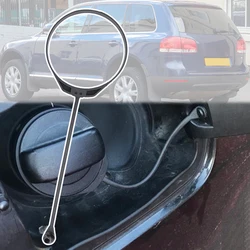 Car Fuel Tank Petrol Cap Filler Cord Tether Rope Strap Band Cable For VW Touareg 7L 2010 2009 2008 2007 2006 2005 2004 2003