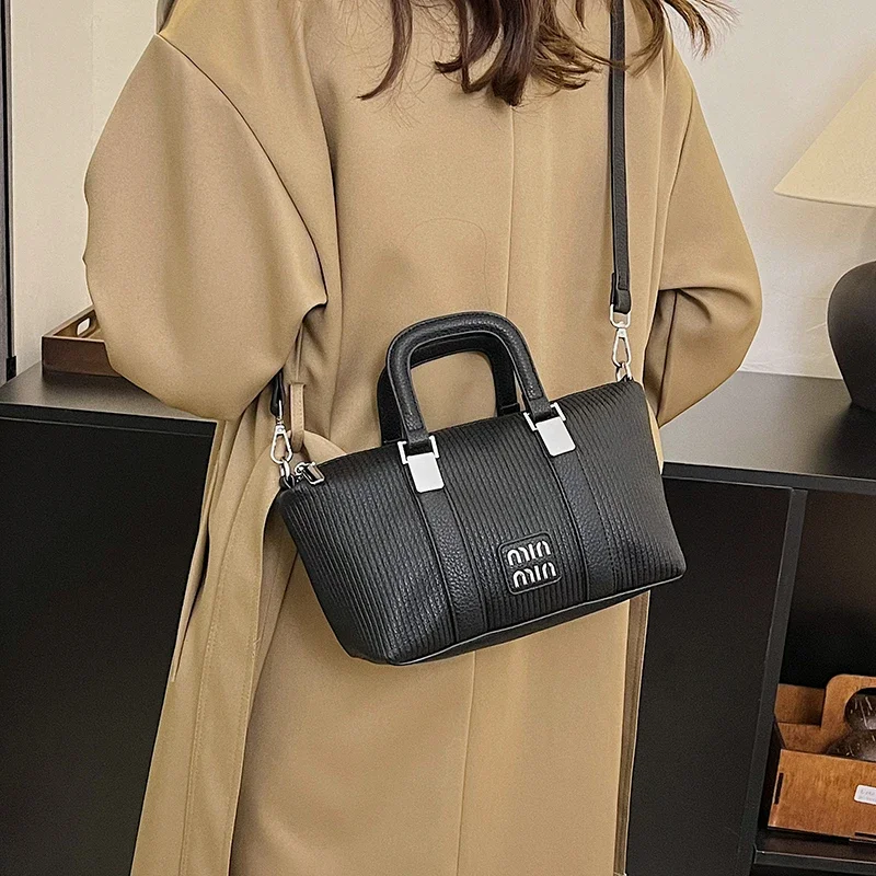 

Classic Women's Leather Handbag Shoulder Bag Crossbody Messenger Luxury Designer Elegant Famous Brand For Ladies