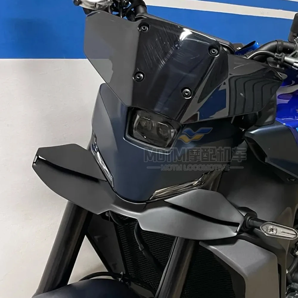 Geeignet für Yamaha MT-09 MT-09SP modifizierte Spoiler-Festluftflügelschere 24-25 Windflügel der Vorderlippe.