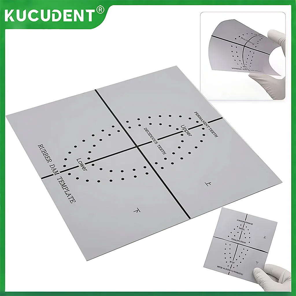 

1Pc Dental Stainless Steel Rubber Dam Punch Hole Board Barrier Positioning Template Endodontic Lab Instrument Dentistry Tools