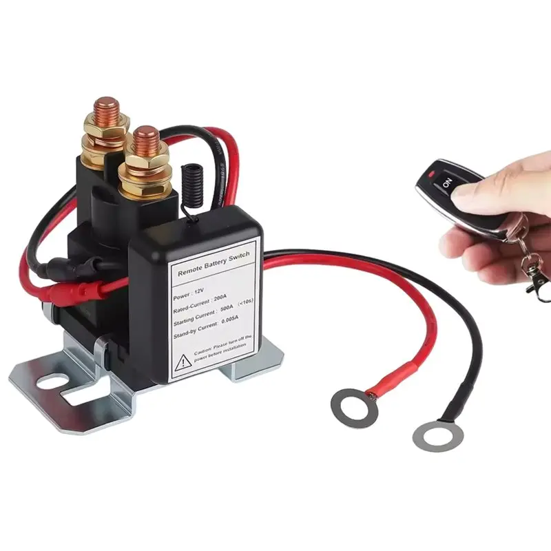 Off-Road Disconnect Switch 12V DC 100A RV Truck Kit With Remote Battery Disconnect To Prevent Battery Drain