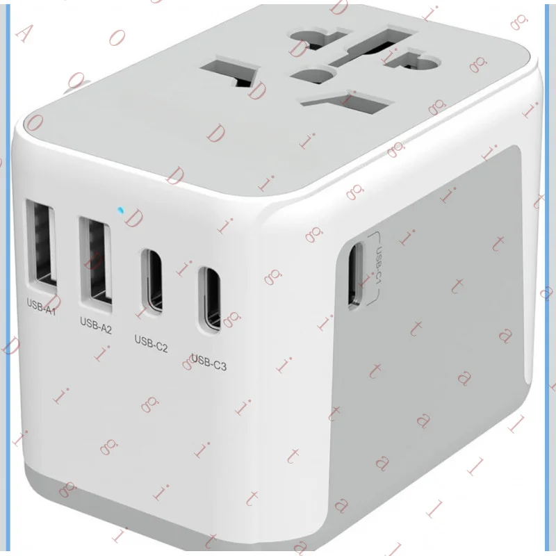 MTN-  FOR  TESSAN Universal Travel Adapter, International Power Adapter 5.6A 3 USB C 2 USB