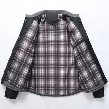 Autumn Winter Men's Padding Jackets Casual Cotton Thick Warm Diamond Coats for Man Patchwork Windbreaker Bomber Jackets Clothing 3