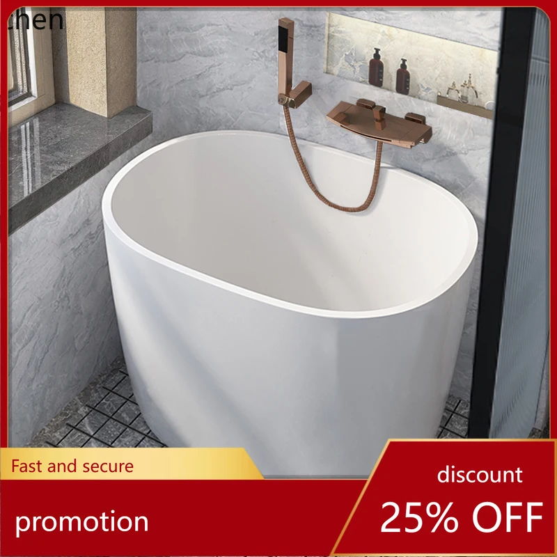 pyh bathtub small apartment acrylic Internet celebrity mini deep bubble thermal insulation small  deep bubble tank