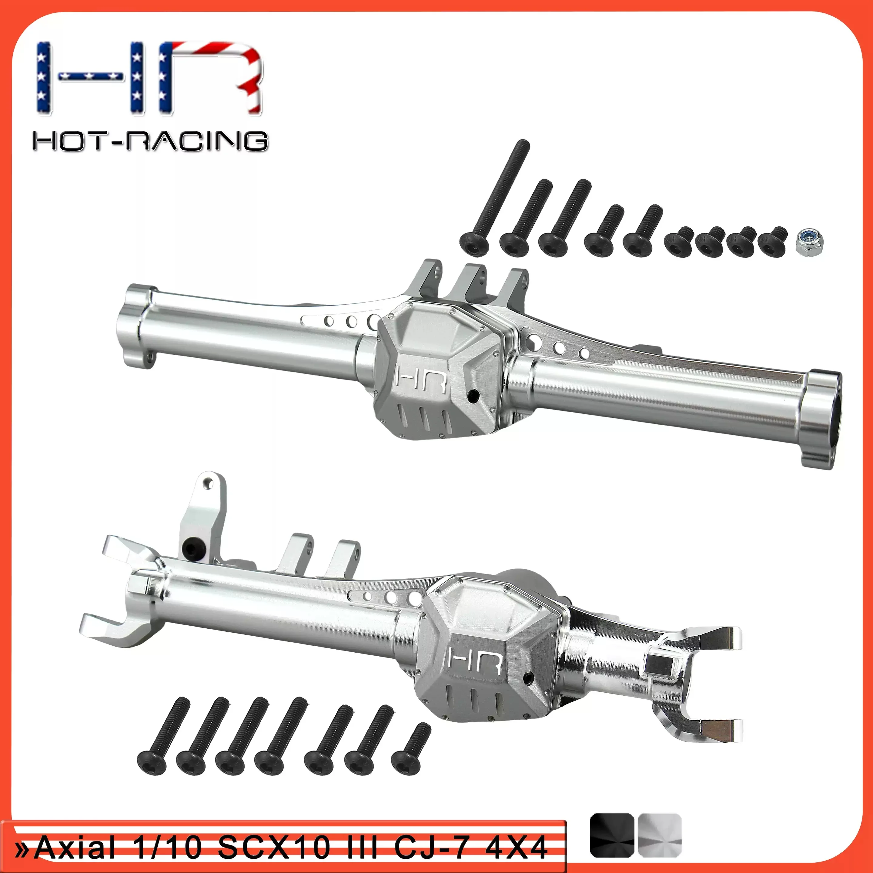 HR Upgraded Axial 1/10 SCX10III CJ-7 Aluminum Alloy Bridge Housing Kit