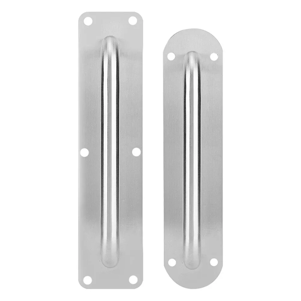 Premium Stainless Steel Pull and Push Plate Door Handle  Rust Resistant and Distortion Free  Perfect for Hotels and Restaurants