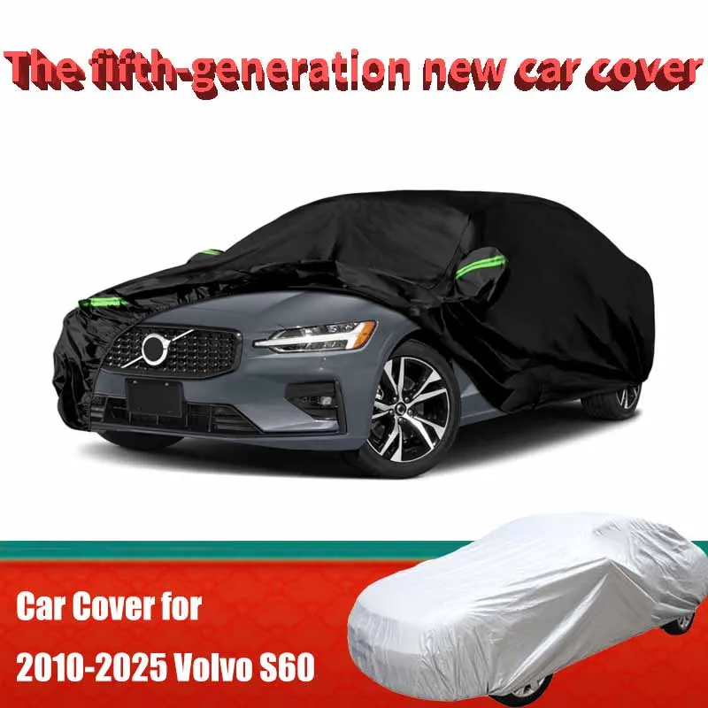 

Автомобильные чехлы, замена на Volvo S60, 2010-2023, водонепроницаемые ветрозащитные ленты для защиты от снега, дождя, пыли и града