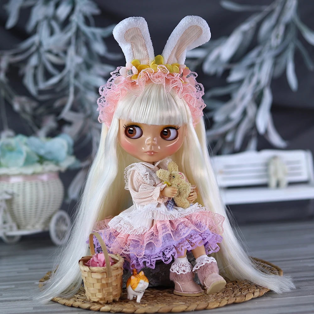 ICY DBS Blyth-Poupée articulée, peau bronzée, visage brillant, ensemble de peluches mignonnes, jouets BJD, cadeaux, 30cm, 1/6