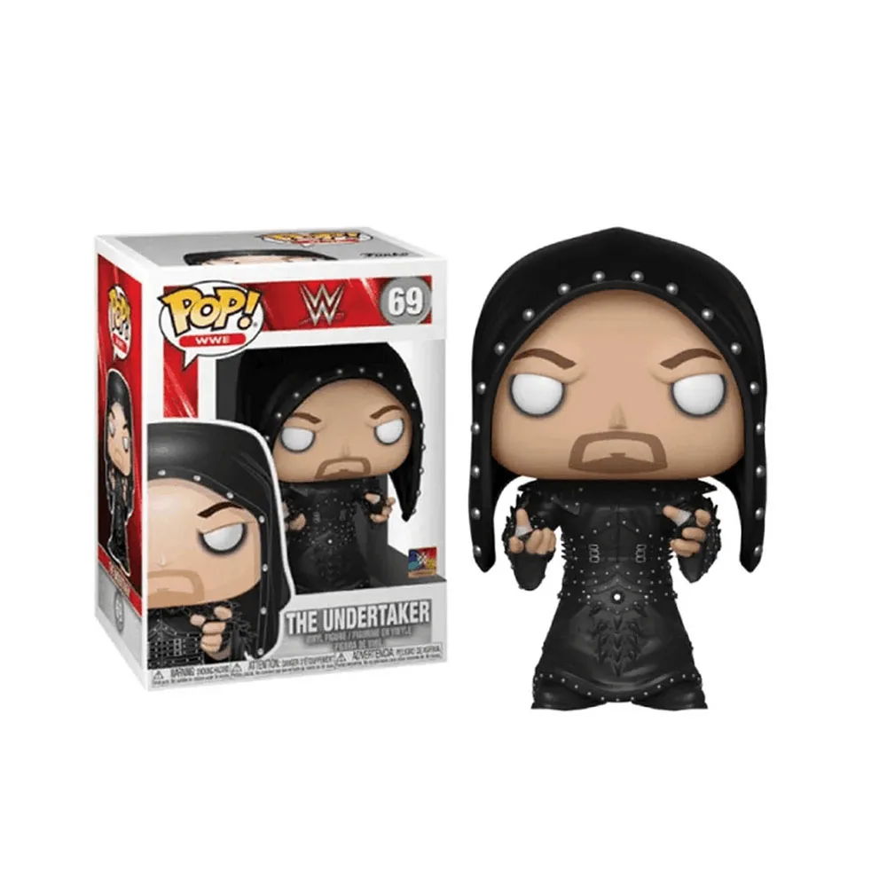 Funko Pop WWE Roman Reigns # 23 أندرتيكر # 08 # 69 جون سينا # 59 أج لي # 12 دمى من الفينيل على شكل شخصيات الحركة هدايا للأطفال #5