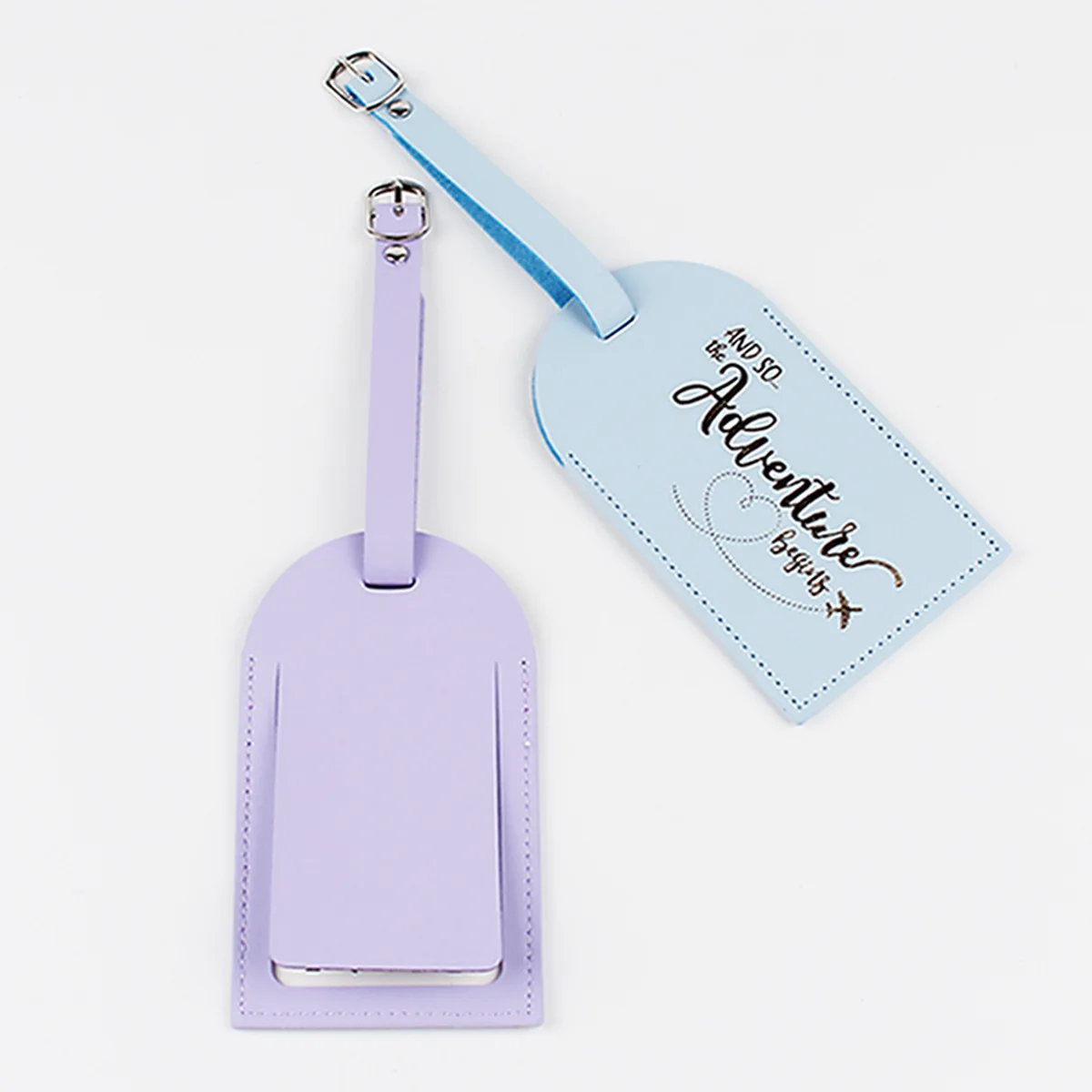 1PC ผู้หญิงผู้ชาย PU หนังกระเป๋าเดินทางป้ายกระเป๋าเดินทาง Baggage Boarding Bag แท็กชื่อ ID ที่อยู่ผู้ถืออุปกรณ์เสริมการเดินทาง