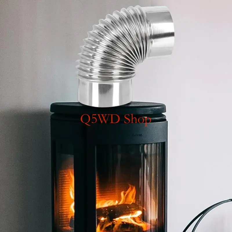 Q5WD Extended Life Coated Steel Flue Pipe Elbow Perfect For Outdoor Cooking Arrangement