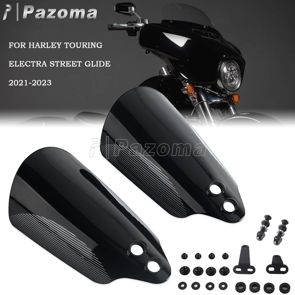 

Motorcycle Handguard Handlebar Hand Guard Shield Hands Protector For Harley Touring CVO Street Glide FLHXSE 21-23 Electra Glide