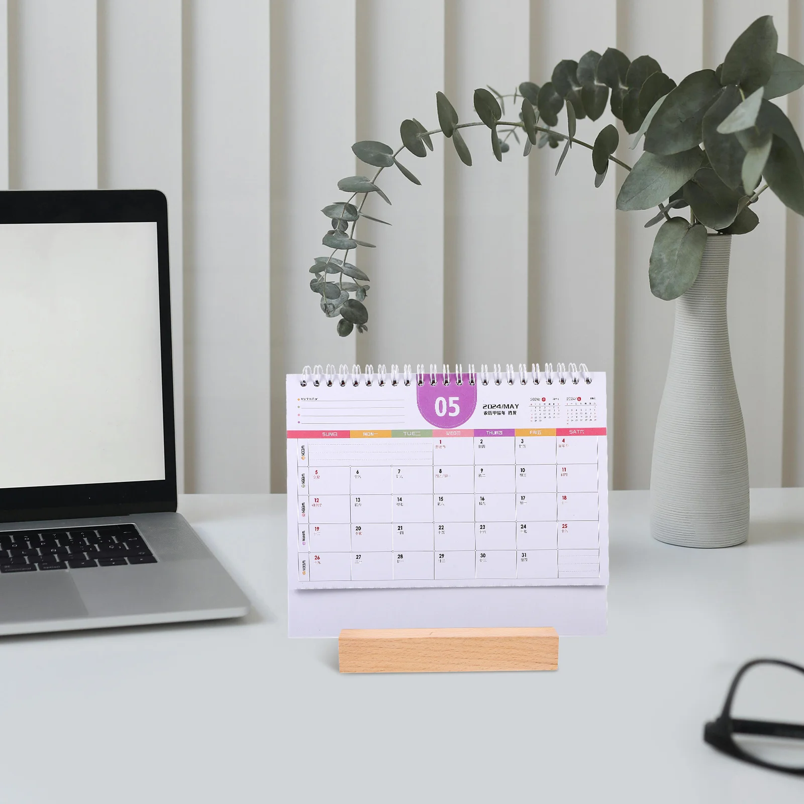 

Elegant Wooden Card Display 3mm Slot Width Versatile Calendar Photo Holder Table Number Stand Cards Displaying Stand