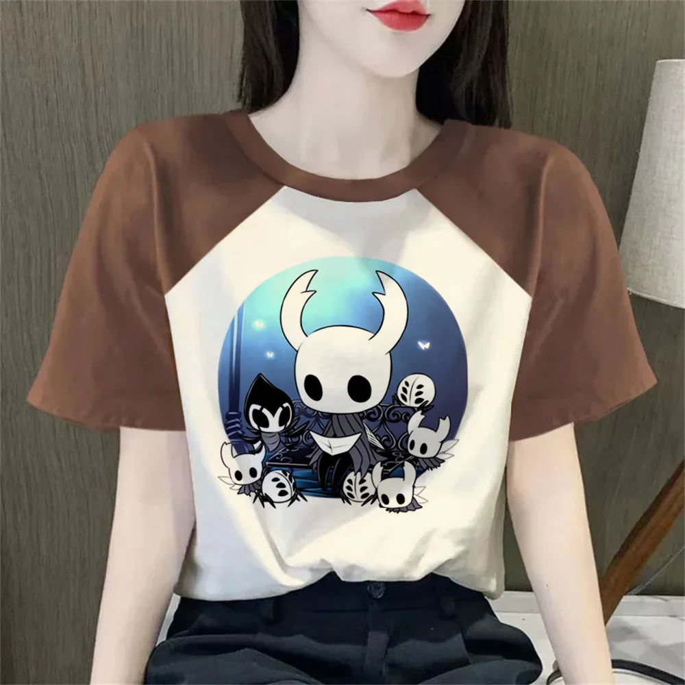 Hollow Knight t-shirt girl Y2k Retro Digital 80s t shirt Punk Graphic hip hop Digital