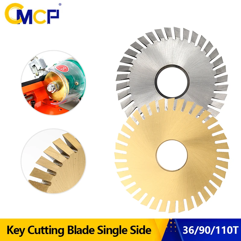 CMCP Key Cutting Blade 36/90/110T TiN-Coated Single Side Saw Blade For All Horizontal Key Machine Milling Cutter Locksmith Tool