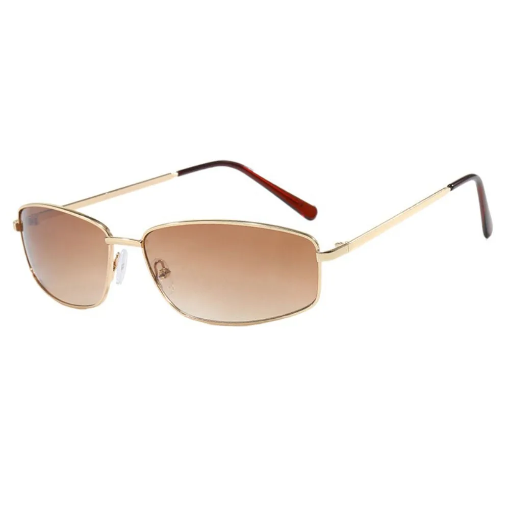 AliExpress KLASSNUM Metal Frame Square Sunglasses UV400 Punk Sun Glasses Outdoor Sport Sunglasses UV Resistant Cycling Glass Shades Eyewear Travel