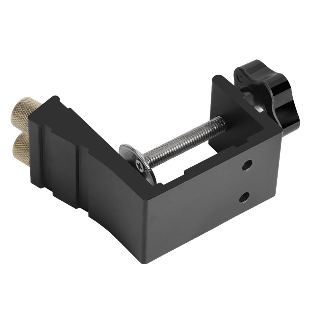 

Pocket Hole Drill Guide Dowel Jig Oblique Hole Locator Drilling Kit Aluminium Woodworker DIY Tool