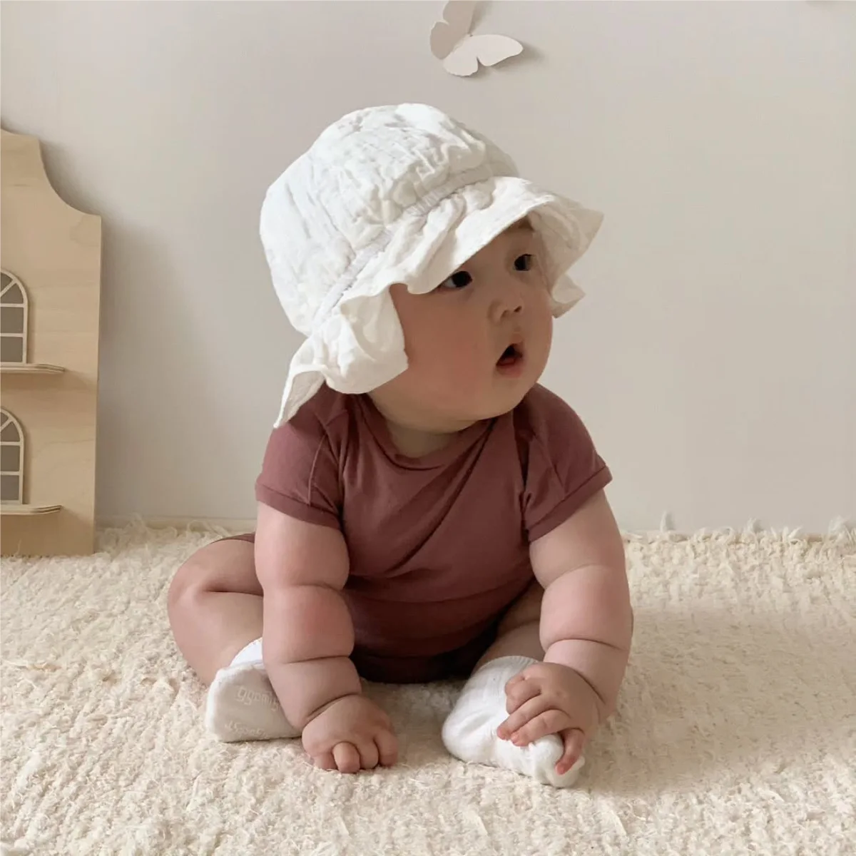 Barboteuse à manches courtes pour bébé de 0 à 24 mois, combinaison en coton fin, confortable et Simple, couleur unie, pyjama pour nouveau-né, nouvelle collection été 2025