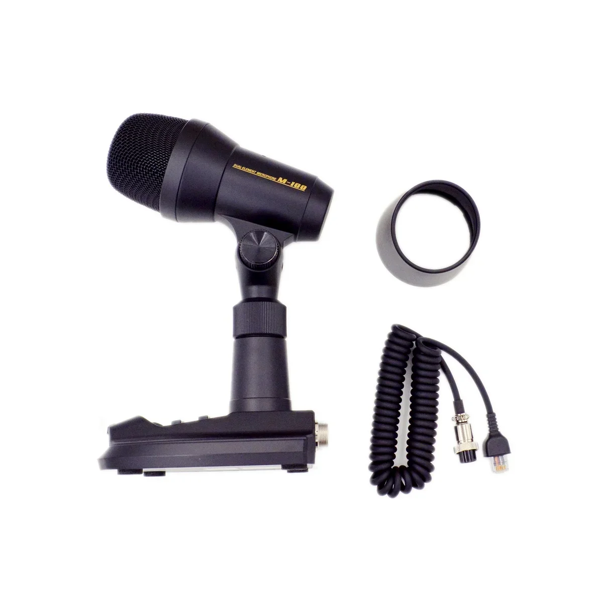 Yaesu M100 سطح المكتب ميكروفون ديناميكي وإلكتريت لوحة المفاتيح 8 دبوس RJ45 تمديد كابل عنصر مزدوج مسبق لقاعدة HF راديو هيئة التصنيع العسكري