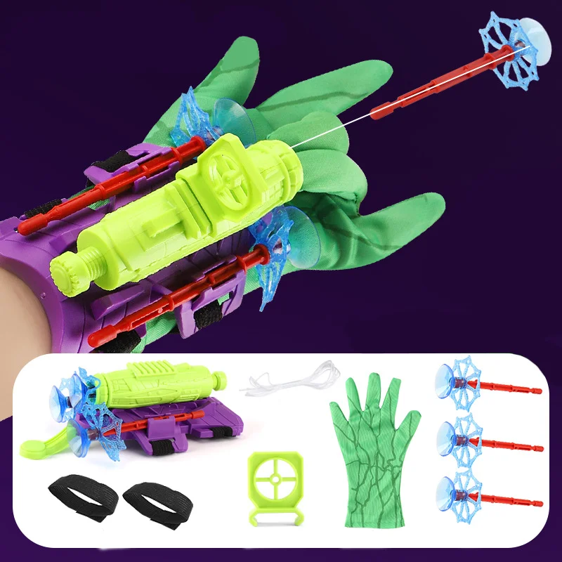 New Pests Eliminator Toys Spider Superhero Launcher Toy Cartoon Dark Spider Figures Cosplay Props Toys for Children Adult Gifts