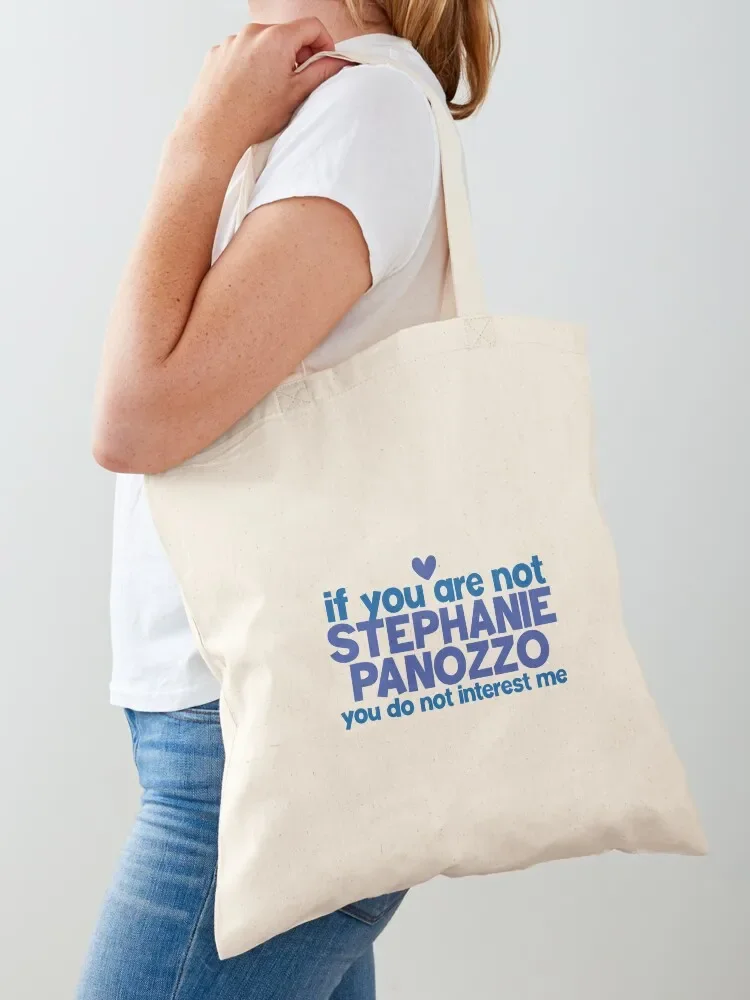 Stephanie Panozzo Merch Tote Bag canvas bags shopping bags foldable tote bag men