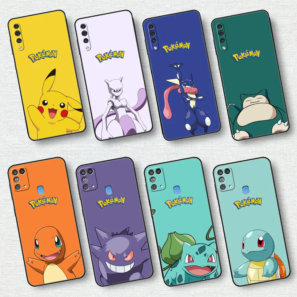 For Samsung Galaxy Note 20 Ultra 10 Plus Lite A50 A70 A30 Soft Phone Case A20 A20e A40 A10 A10e 9 8 Cover Fashion Pokemon Cool