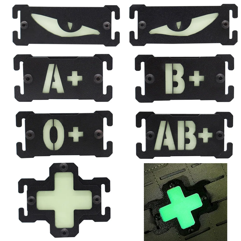 

Tactical Outdoor Light Marker Glow In Dark Patch Molle Luminous Marker Safety Signal Luminous Panel For Vest backpack