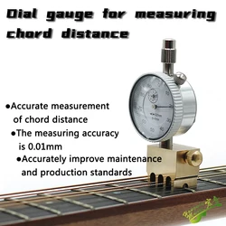 Cuerda de guitarra de baquelita popular, regla de distancia, medición de altura, medidor de dial, herramientas de mantenimiento de instrumentos hechas a mano para estudio