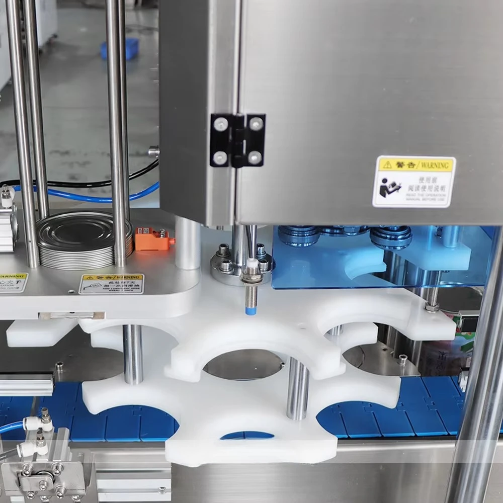 Heavy Duty Automatic Commercial Meat Fruit Canning Production Jar Sealing Machine