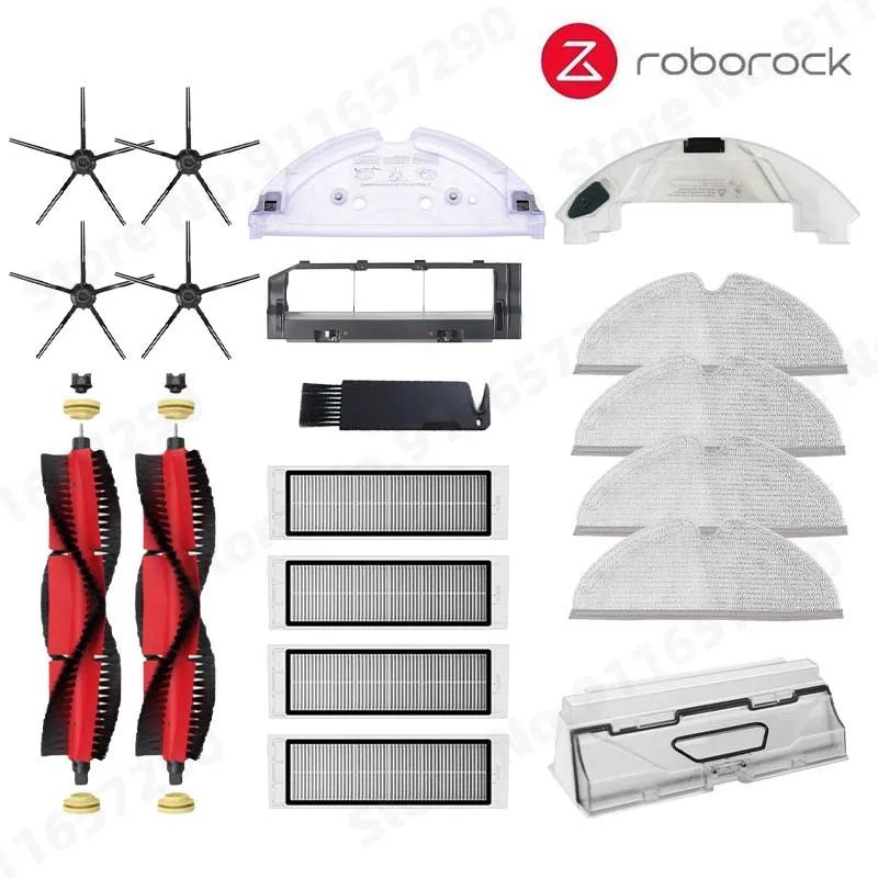 Roborock S5 MAX S50 MAX S55 MAX S6 MAXV HEPA-Filter Seiten-/Hauptbürste Wassertank Tablett Mopp Staubbox Staubsaugerzubehör