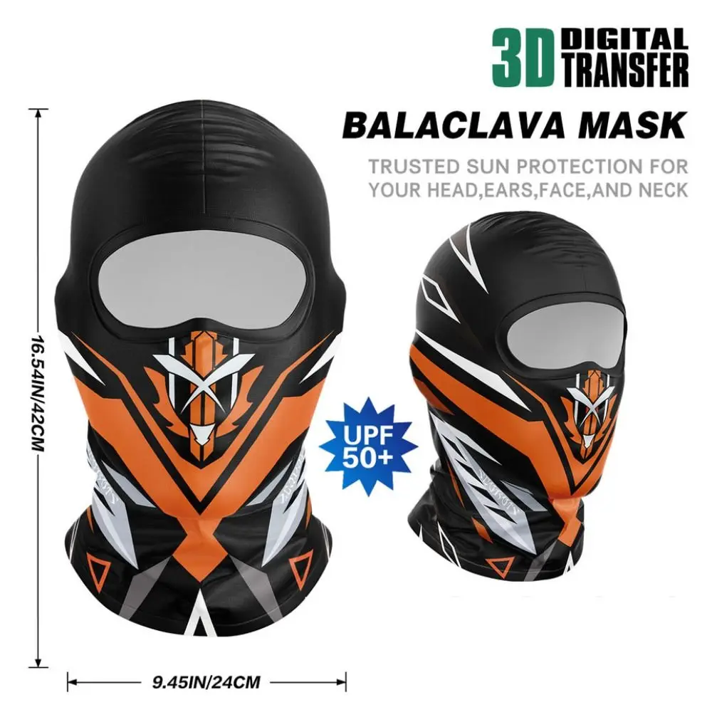 

Funny Ape Mouth Skull Motorcycle Balaclava Lightweight Breathable Cycling Full Face Mask Sun Protection Windproof