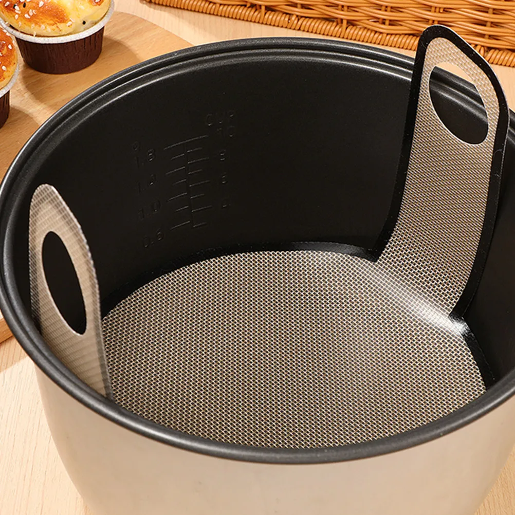 2Pcs Reusable Non Stick Baking Mat Fiberglass Heat Resistant Oven Mat Multipurpose Baking Tool Bread Sling Silicone Bread Maker