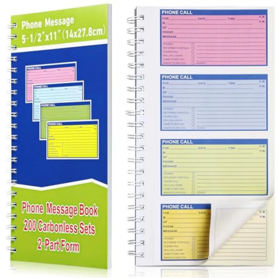 1 pièce Carnet de messages tél - Carbon Copy Book avis et prix