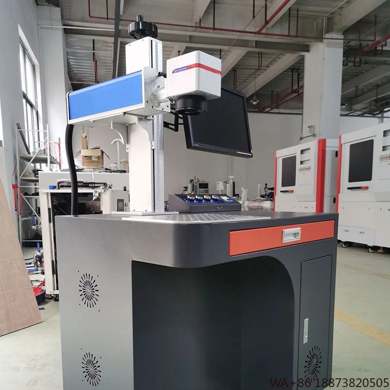 เครื่องแกะสลักเลเซอร์ไฟเบอร์สำหรับสร้อยคอ DXF สแตนเลส กำลัง 50W/100W สำหรับแกะสลักและตัดทองคำ ใช้กับเครื่องประดับและป้ายชื่อ