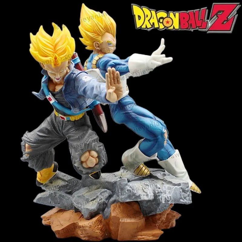 31cm Dragon Ball Z Trunks Vegeta Pvc Action Figures Collection Gk Statue Toy Model For Children Anime Christmas Birthday Gifts