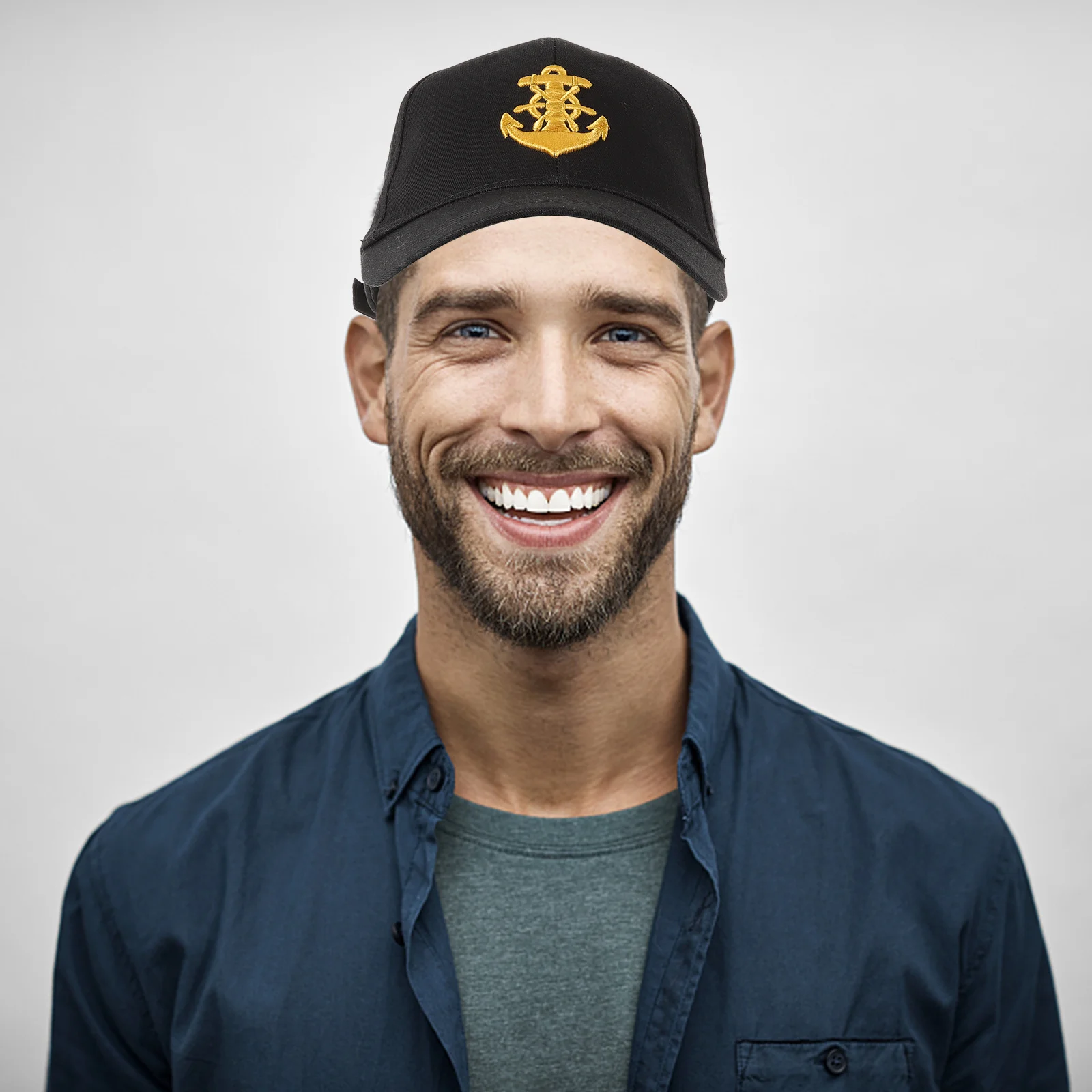 قبعة بيسبول بحرية بلغت ذروتها، قبعة بيسبول صغيرة خفيفة الوزن قابلة للتنفس كاجوال قابلة للتعديل للرجال والنساء