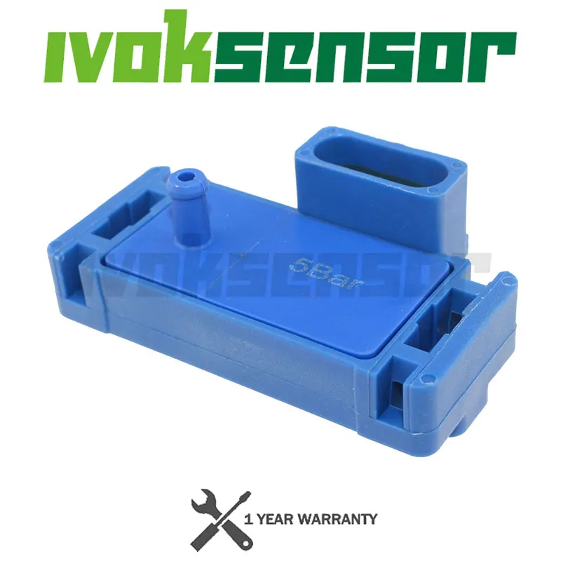 สำหรับG.M 5 บาร์ 5BARแผนที่MANIFOLDเซ็นเซอร์ความดันG.M D.เอลฟินACCEL DFI CHROME MSD TURBO