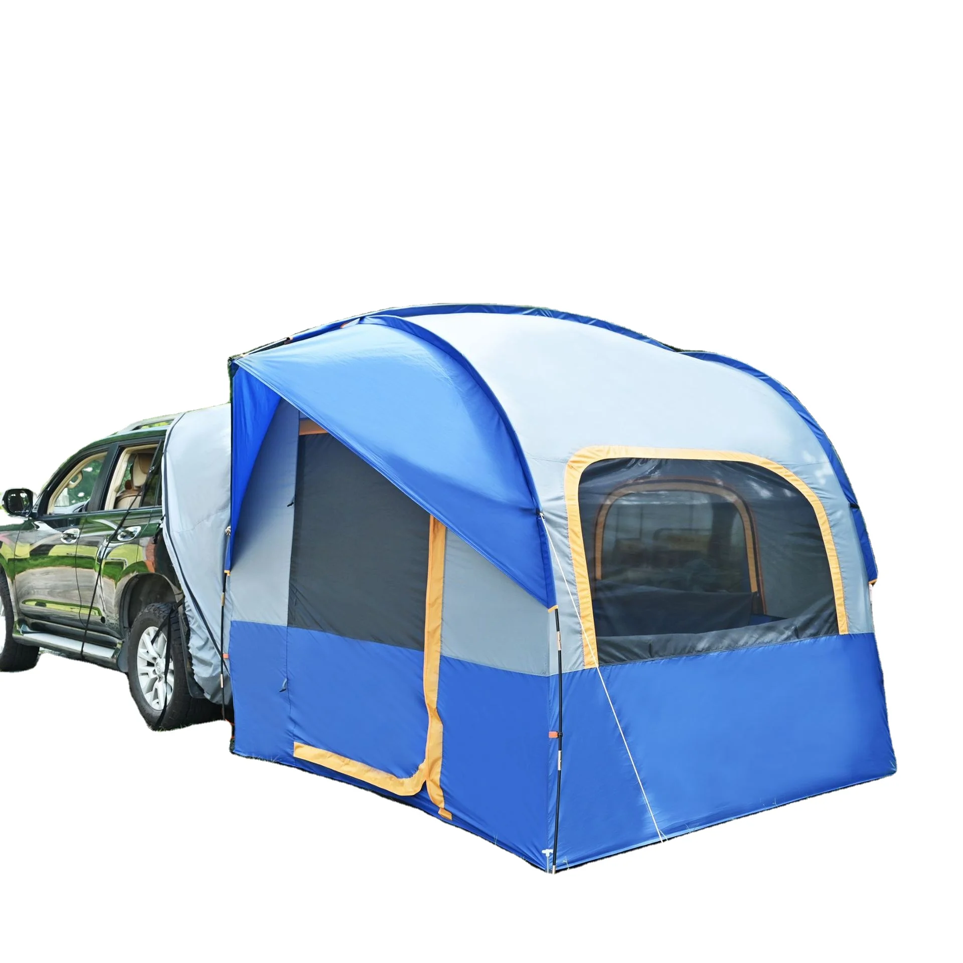 Camping Car Tail Tent Outdoor SUV Rainproof Trunk Car Tent with Double-Top Folding Feature