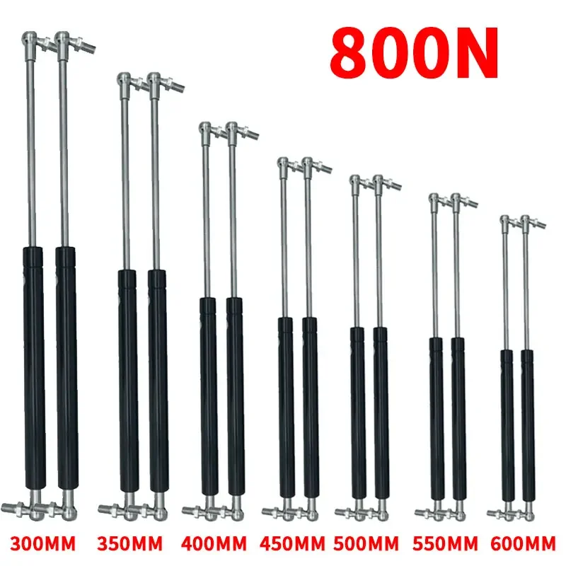 

2PCS 800N 300/350/400/450/500/550/600mm Universal Strut Bars Gas Spring Support Car Caravans Door Windows Hatches Boat Bus