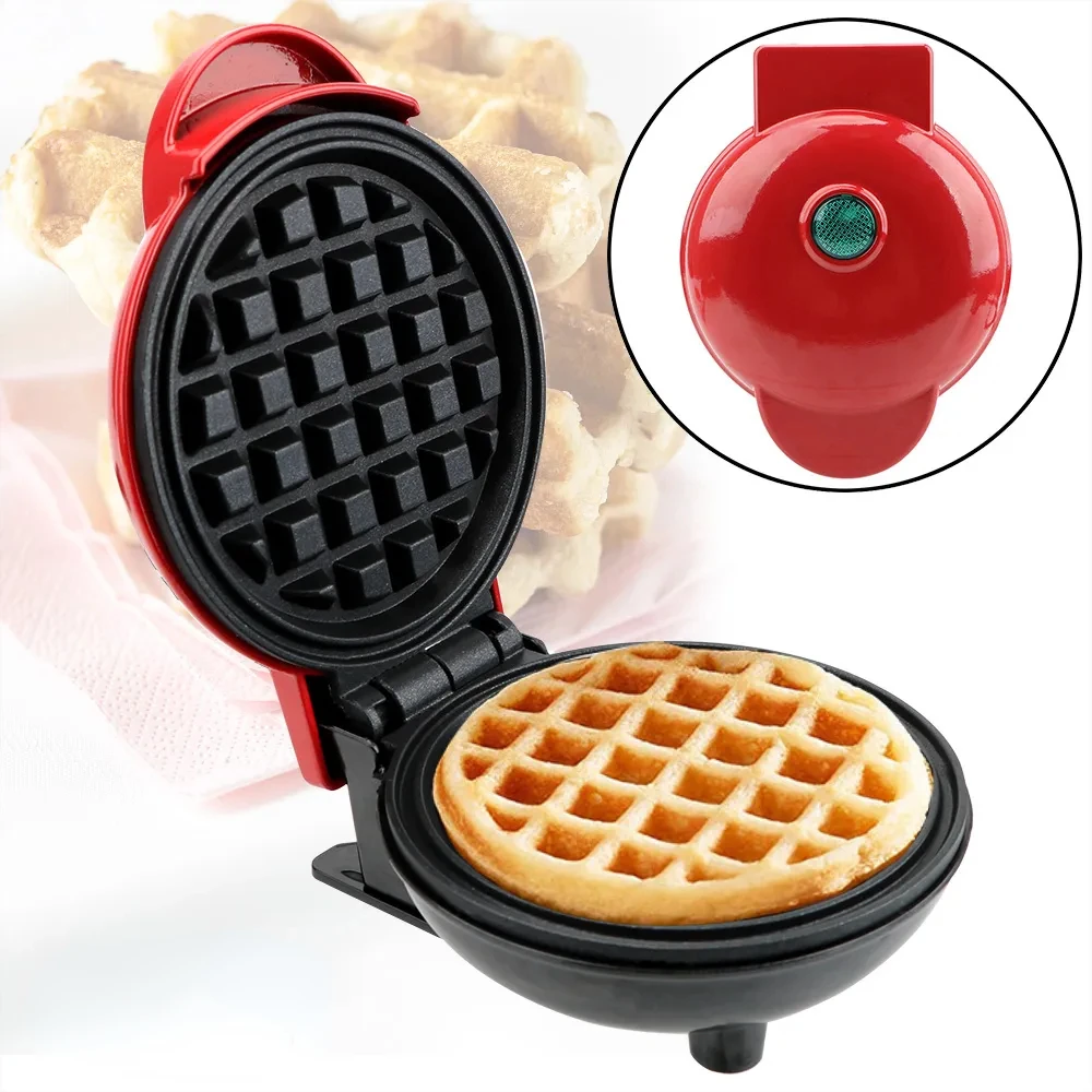 Mini Waffle Maker Electric Pie Breakfast Maker Eu Plug Multi-Function Eggette Machine Non Stick Kitchen Tools Diy Dessert Molds