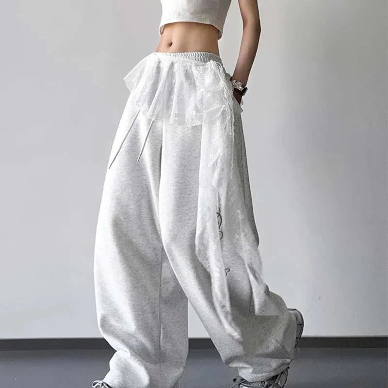 Nuova gonna coreana con pizzo e cintura Y2K, gonna a mezza lunghezza, gonna a gonnellino, gonna a vita alta da donna, piccolo grembiule decorativo, copricapo