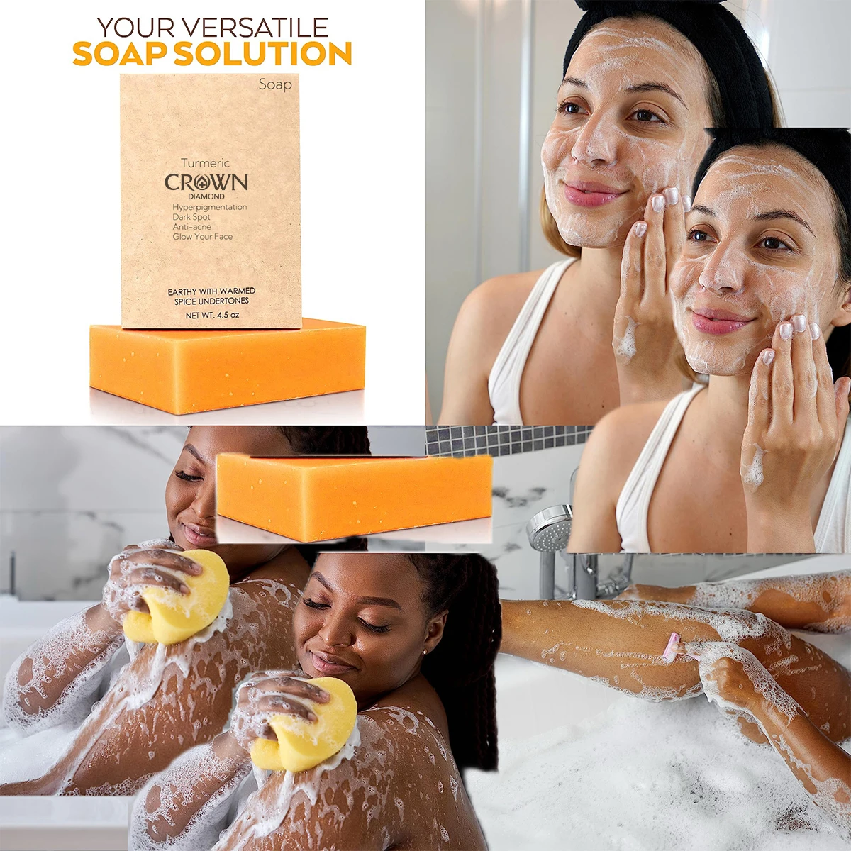 

Turmeric Soap Herbal Organic Deep Cleansing Exfoliating Bath Soap Gentle Nourishing Bath And Body Works Facial Soap Skin Texture