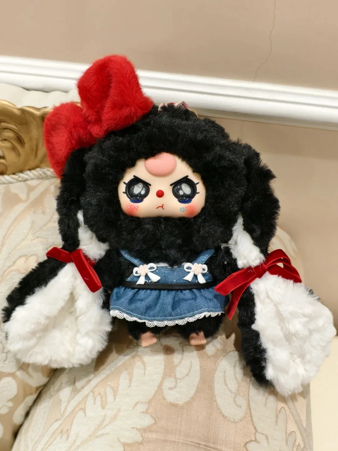 حقيقي جديد طفل ثلاثة أرنب صغير عودة صندوق أعمى لطيف أفخم دمية صندوق غامض Kwaii حقيبة حلية ديكور المنزل هدية مخصصة