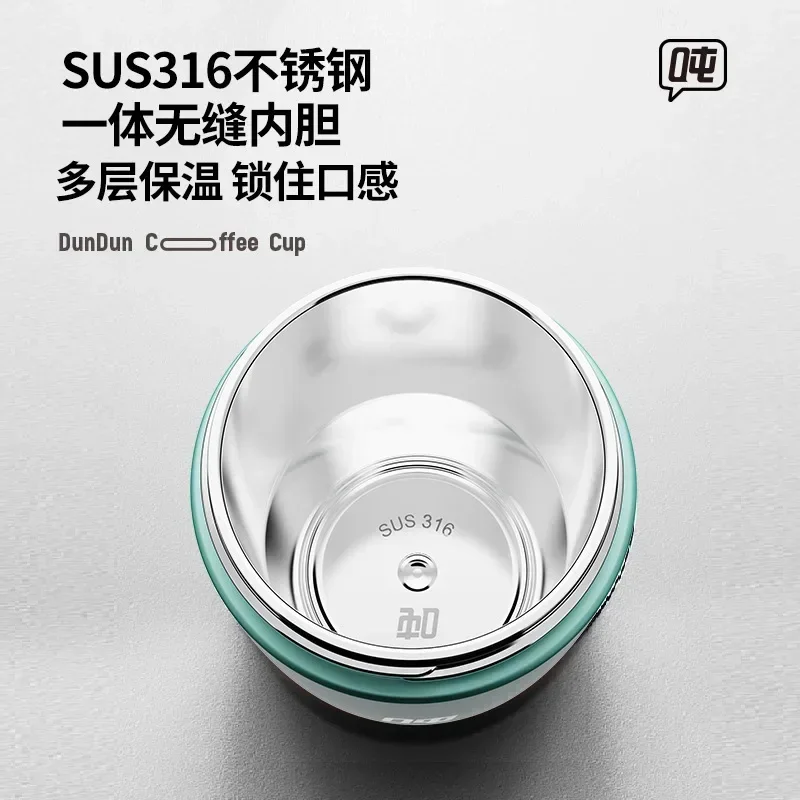 Bottled Joy Ton Ton Coffee Cup 316 Double-layer Thermos Cup Men\'s and Women\'s Pot Belly Cup Car High Appearance Level Water Cup