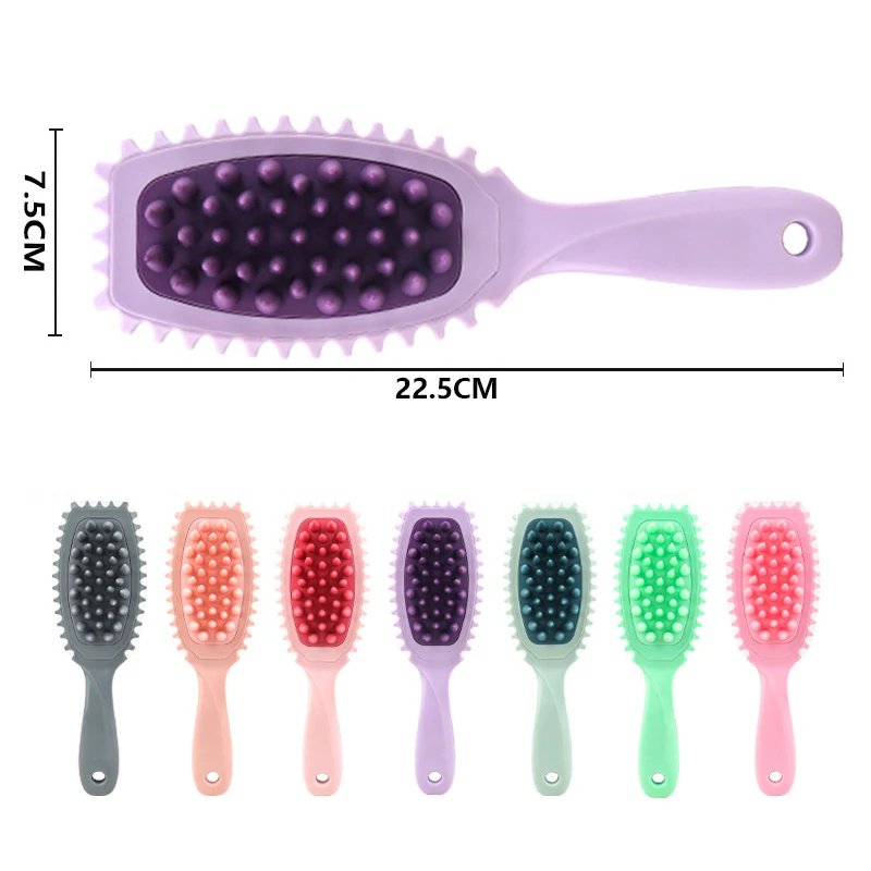 Brosses de coiffure pour boucler les cheveux, peigne de massage pour shampoing, outils de coiffure pour définir les boucles saillantes