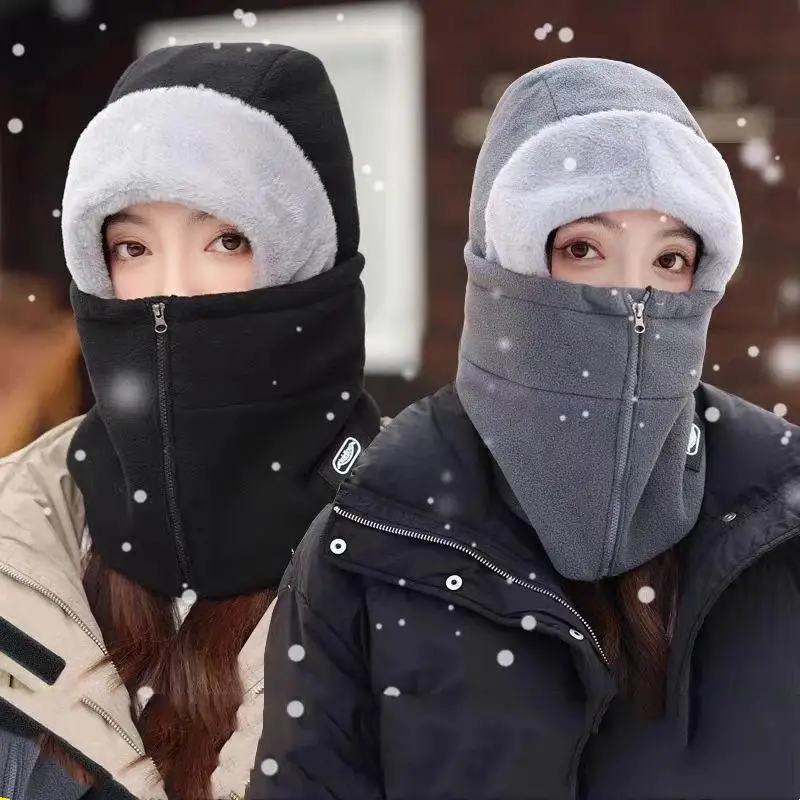 قبعة مقاومة للرياح في الشتاء لركوب الدراجات، قناع وجه سميك ودافئ لحماية الأذن، عصابة رأس لركوب الدراجات، قبعة قطنية مقاومة للبرد #5